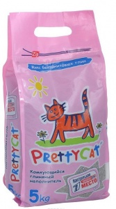 PrettyCat наполнитель комкующийся для кошачьих туалетов Euro Mix 5 кг