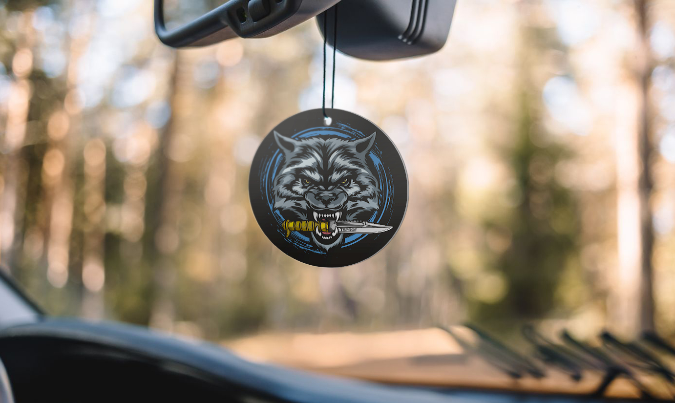 Ароматизатор автомобильный TSPROF "Черный лёд" (Волк)