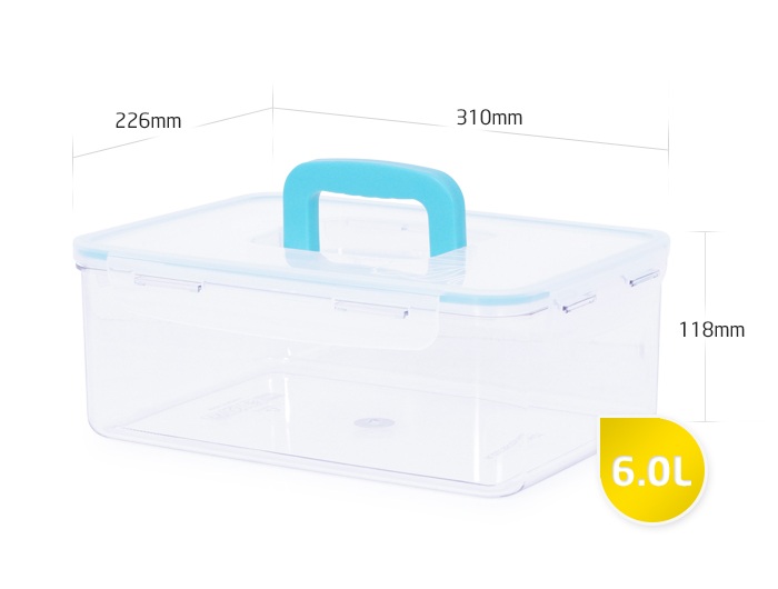 Тритановый контейнер с замками TR-17RT 6 л