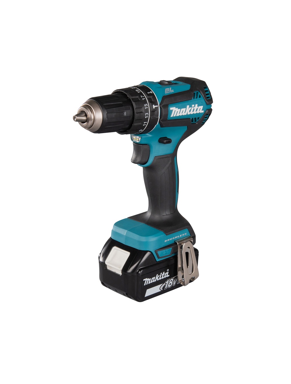 Аккумуляторная ударная дрель-шуруповерт Makita DHP485SYE 18В, 2х1,5 Ач Li-ion, 50 Нм, 1 900 об/мин