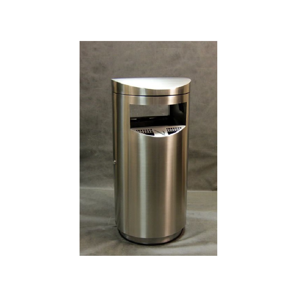 Урна-пепельница "Терминал" 60 л. шлифованная