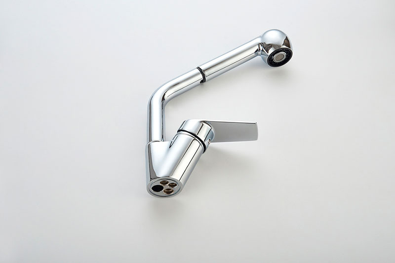 СМЕСИТЕЛЬ ДЛЯ КУХНИ LEDEME L6040, ЭКО-КАРТРИДЖ, С ВЫТЯЖНОЙ ЛЕЙКОЙ