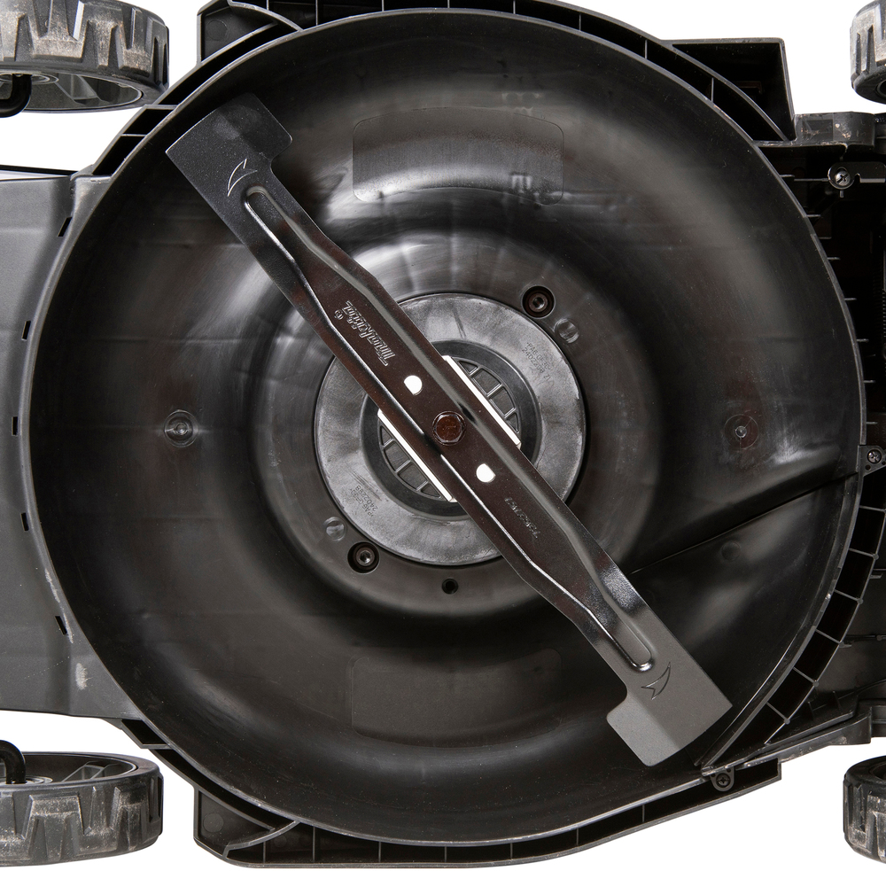 Газонокосилка аккумуляторная Makita DLM481CT2 LXT 2х18В, 860 Вт, 48 см, 62 л 2,5-5 км/ч, 4в1, XPT, (2xBL1850B, DC18SH)