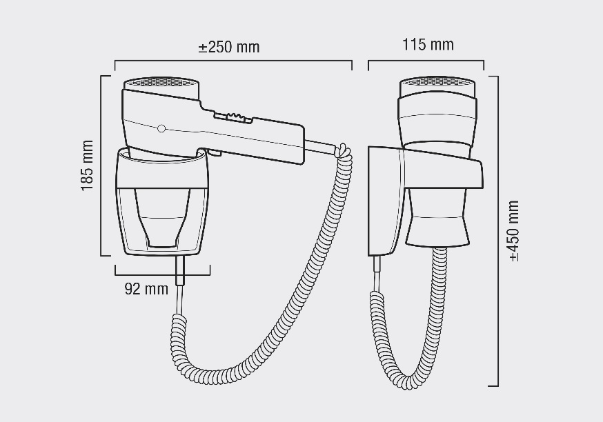 Гостиничный фен Valera Action Super Plus 1800 (white) 542.14/038A