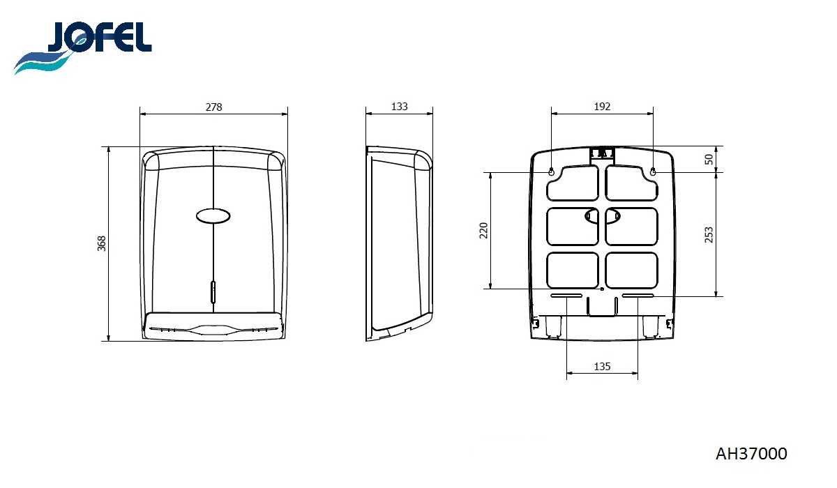 Диспенсер бумажных полотенец Jofel AH37000