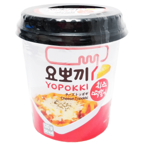 Рисовые палочки токпокки с сыром в чашке YOPOKKI, Корея, 120 г