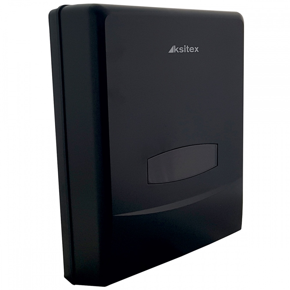 Диспенсер листовых полотенец Ksitex TH-8135B (черный)