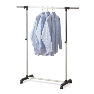 Одноуровневая напольная вешалка для одежды 115*105~175*42 LS-1152