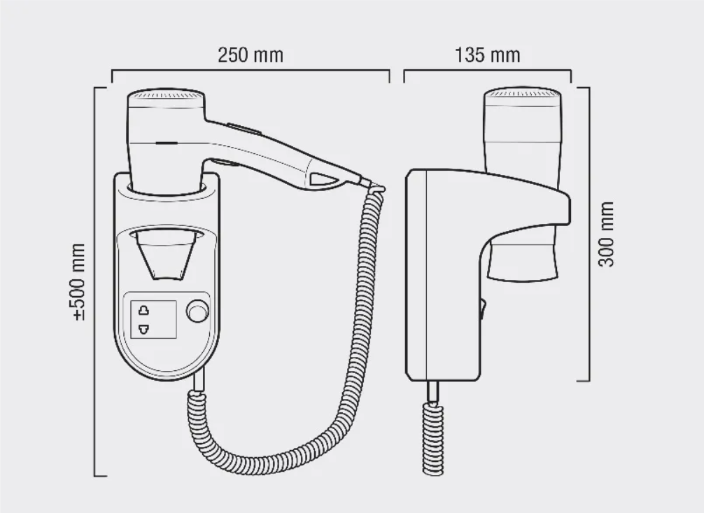 Фен для волос Valera Premium Smart 1600 Socket 533.05/032.02, белый