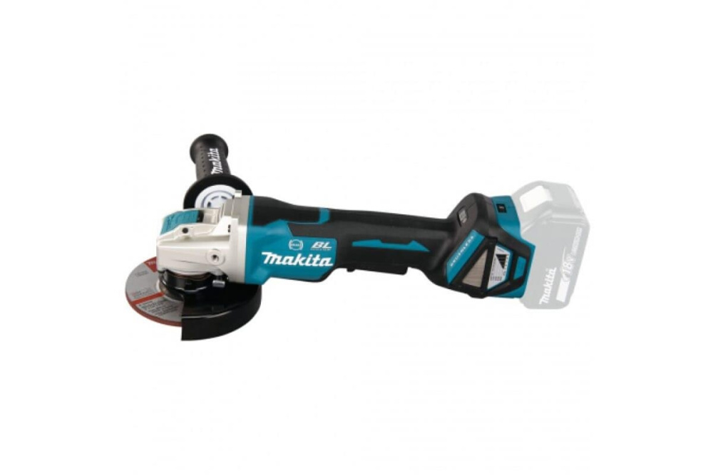 Угловая шлифмашина аккумуляторная Makita DGA469Z LXT 18В, 115 мм, 3000-8500 об/мин, без акб и ЗУ