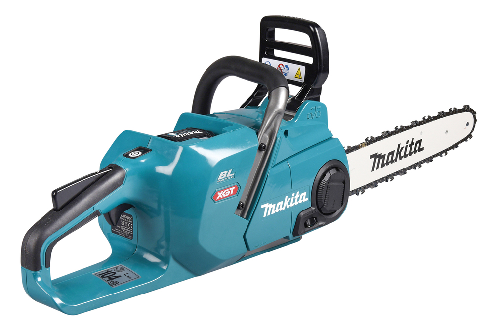 Пила цепная аккумуляторная Makita UC015GZ01 XGT 40v MAX, 1600 Вт, 14"/35 см, 3/8",1,3 мм, 25,5 м/с, безынстр., BL, WG, без акб и ЗУ