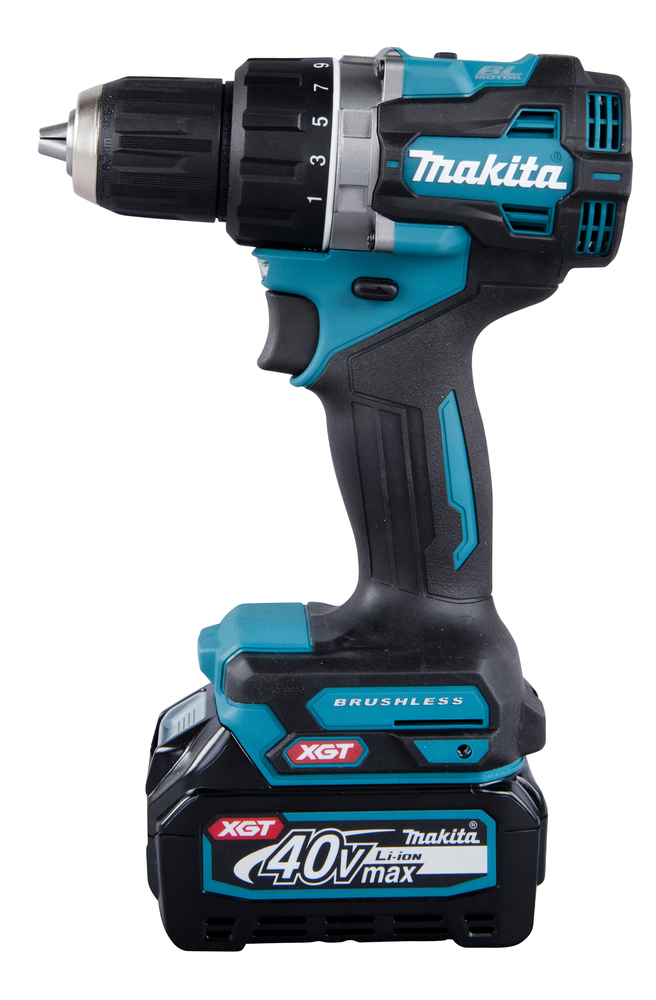 Дрель-шуруповерт аккумуляторная Makita DF002GD201 XGT 40В, 2х2.5 Ач Li-ion, 65 Нм, 2200 об/мин