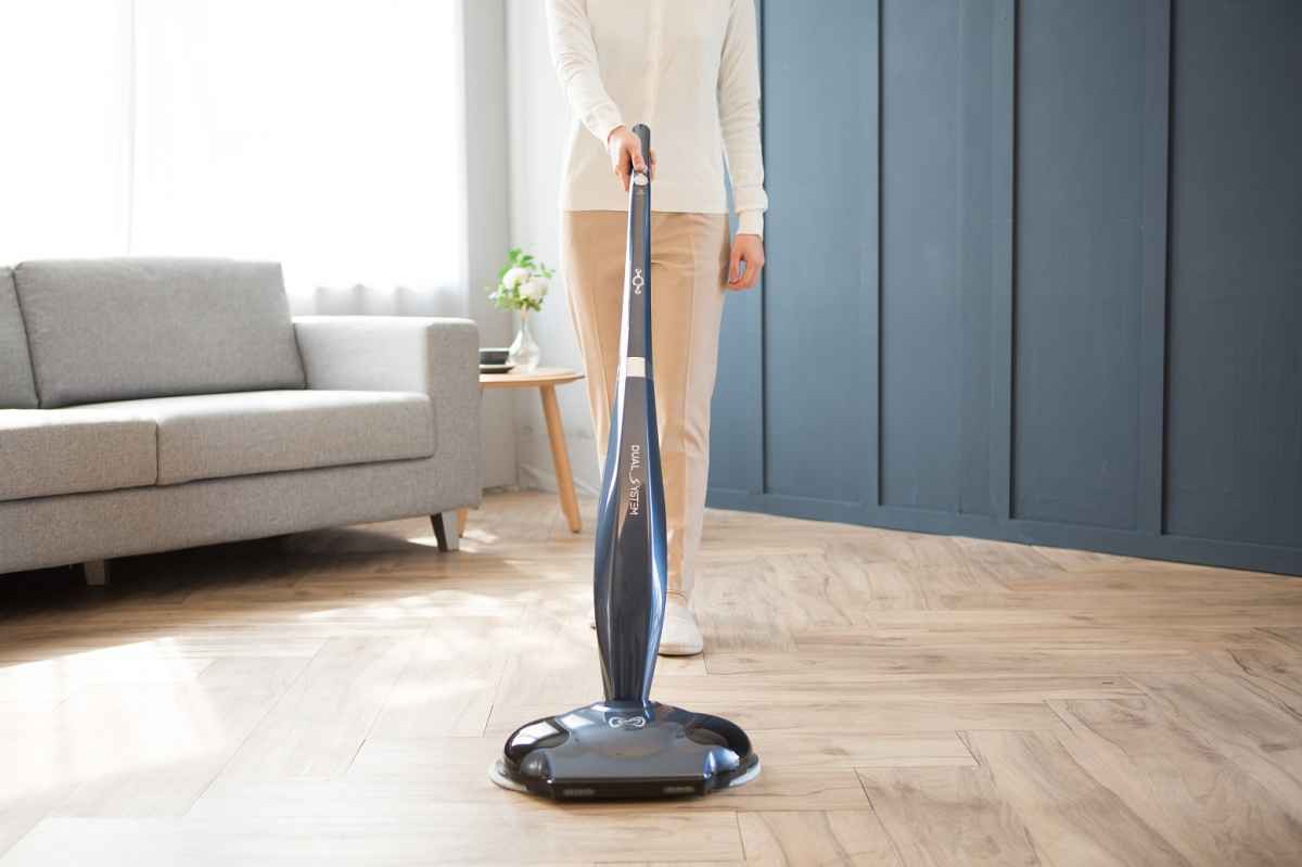 Беспроводной полотер - пылесос SWING-8500 синий