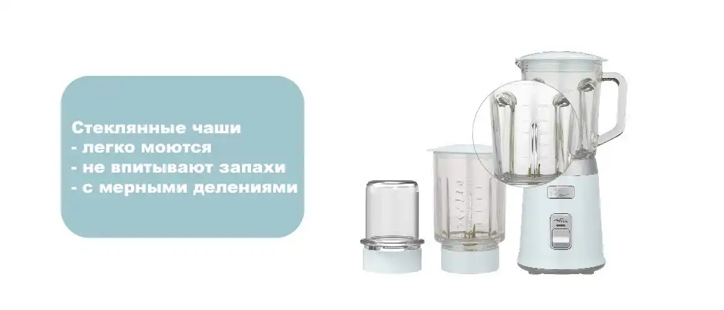 Блендер стационарный со стеклянной чашей Hanil GMFC-670