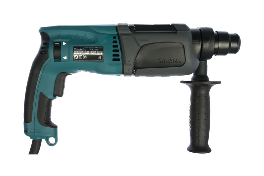 Перфоратор Makita HR2470X19 SDS+,780Вт,3реж,2.7Дж,0-4500у\м,2.6кг,чем,БЗП