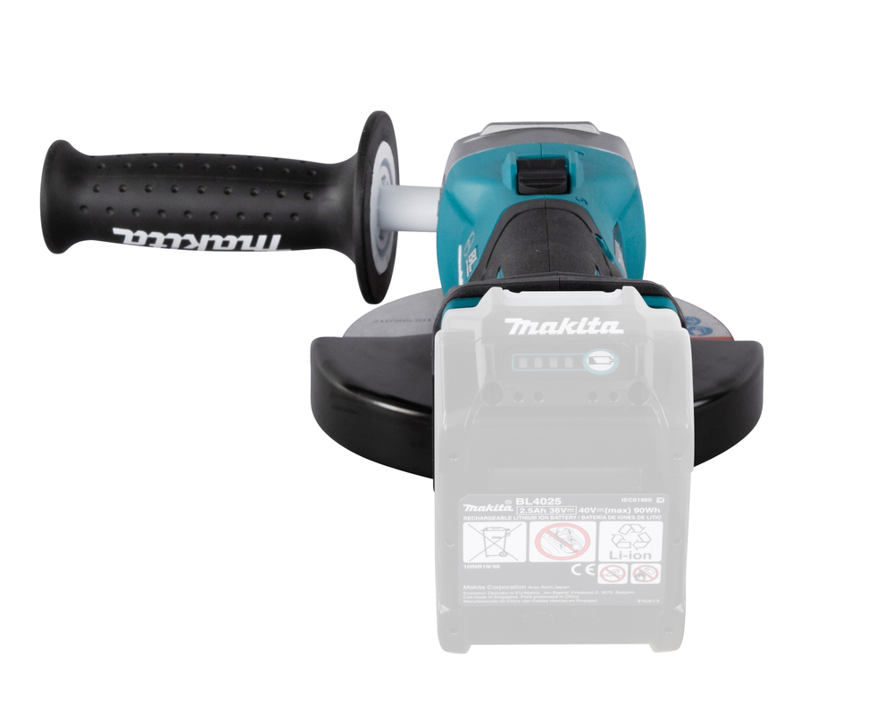 Угловая шлифмашина аккумуляторная Makita GA035GZ XGT BL 40В, 150 мм, 8500 об/мин, без акб и ЗУ