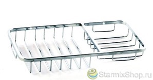 Мыльница-сетка хром МС-212