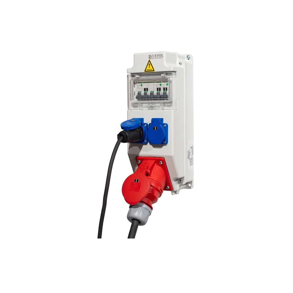 Навесной щит с розетками 220В + 380В  EVOL COMBOX 5 0101-003-1