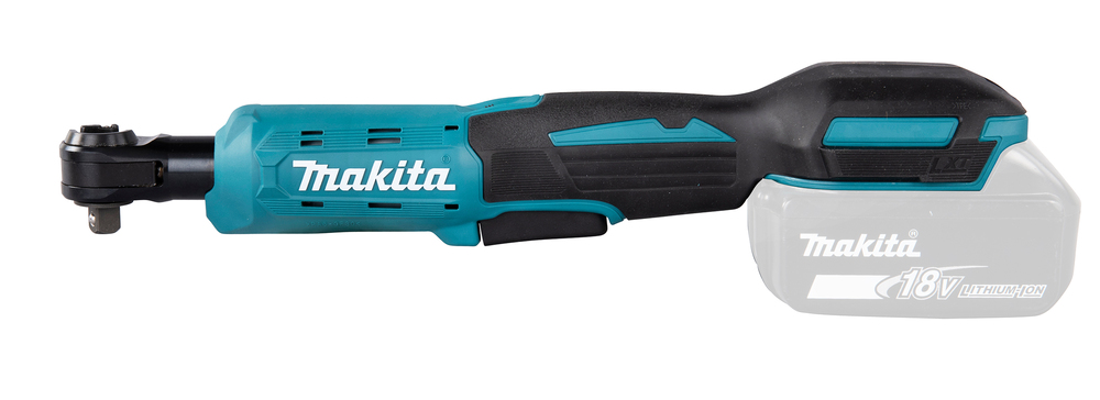 Угловой гайковерт трещетка аккумуляторный Makita DWR180Z LXT 18В, 3/8\" и 1/4\", 47.5 Нм, 0 – 800 об/мин, без акб и ЗУ