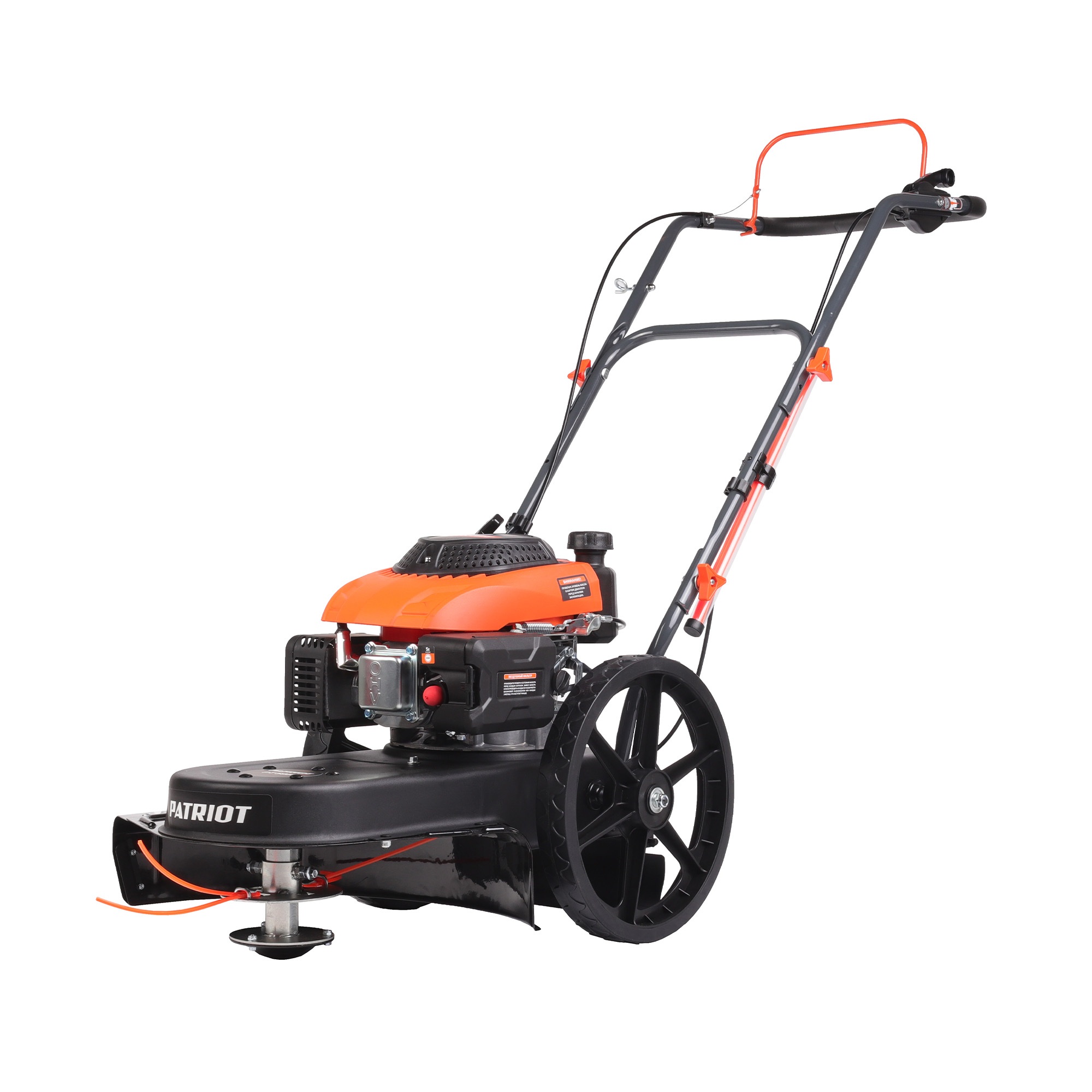 Газонокосилка бензиновая PATRIOT PT 595, (колесный триммер)