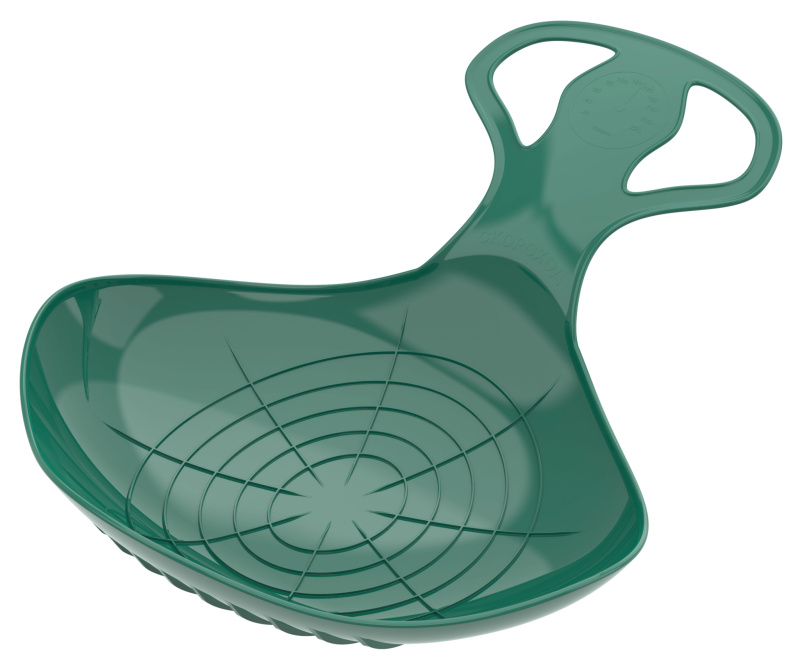 Санки-ледянки "Скороход" 65х42 см (зелёный)