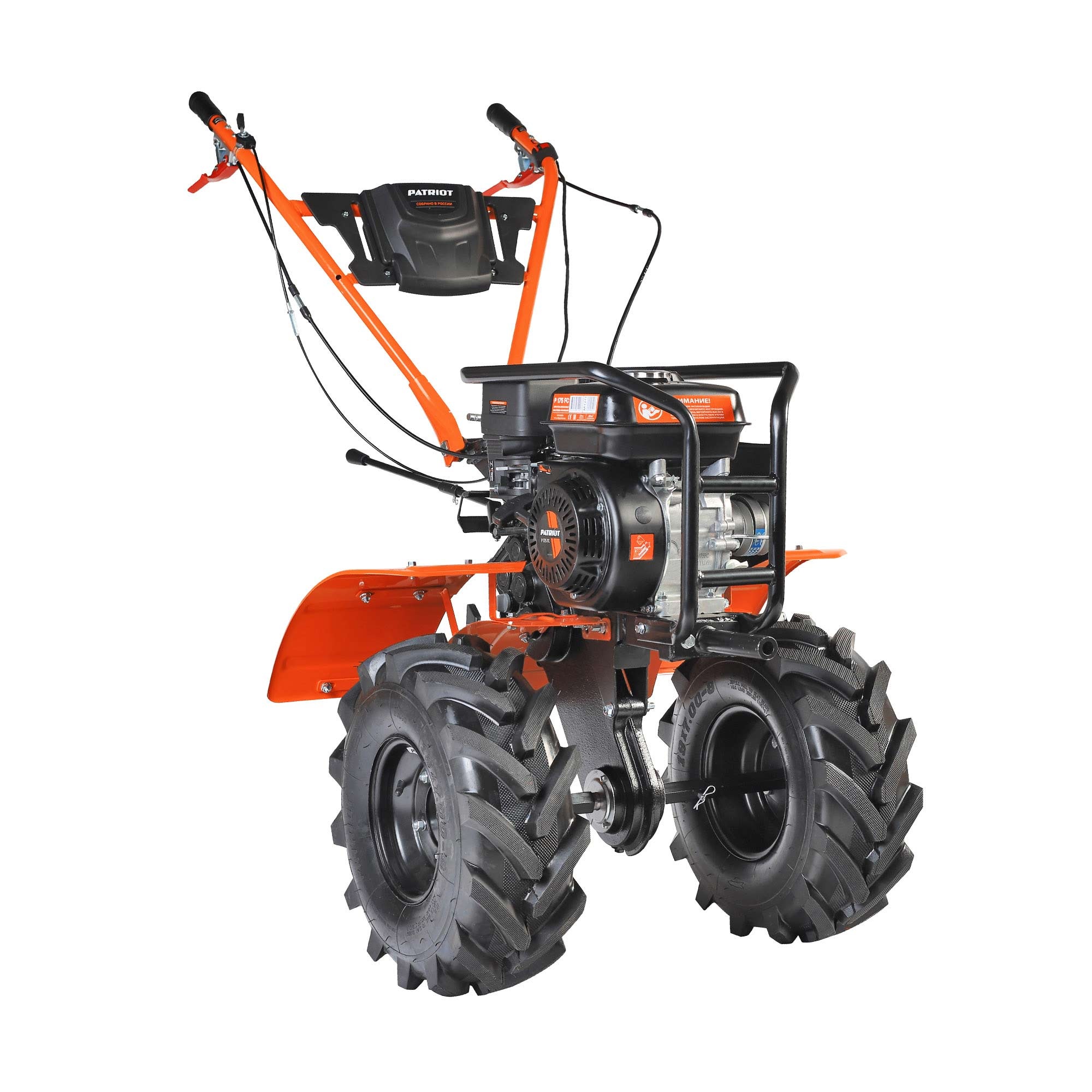 Мотоблок бензиновый PATRIOT УРАЛ M (колеса EXTREME)