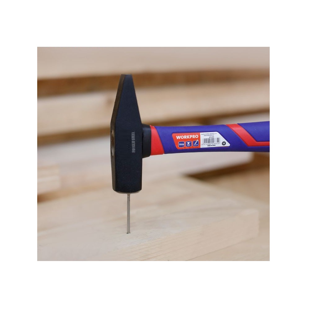 Молоток   слесарный с фиберглассовой рукояткой  500г WORKPRO