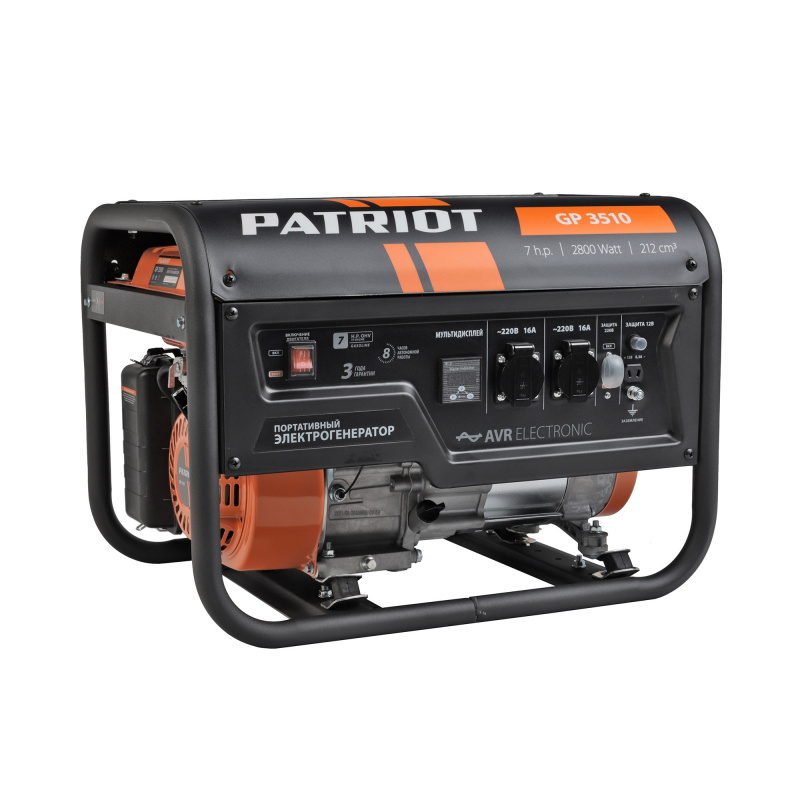 Генератор бензиновый PATRIOT  GP 3510