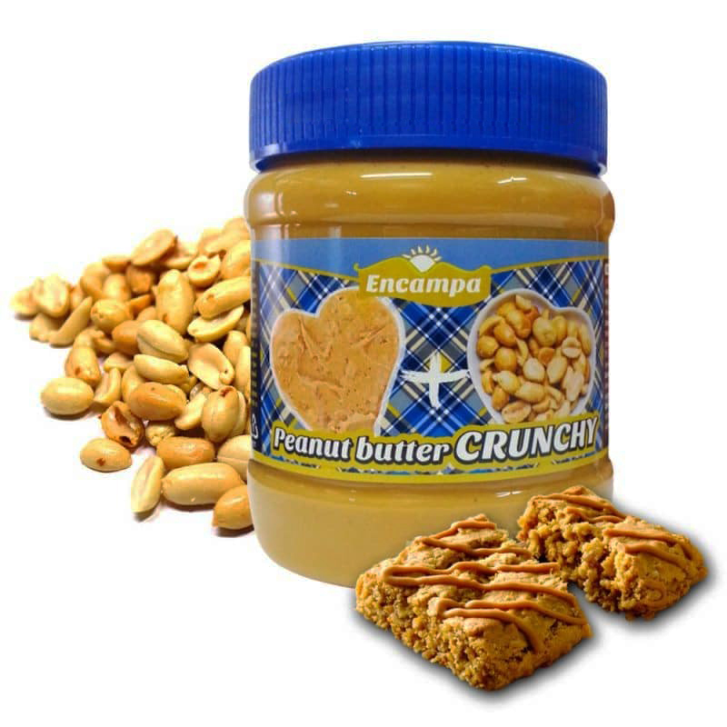 Арахисовая паста с дроблёным арахисом CRUNCHY ENCAMPA, 340 г