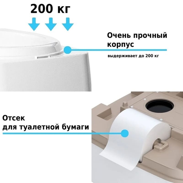 Биотуалет Lupmex 22 л без индикатора