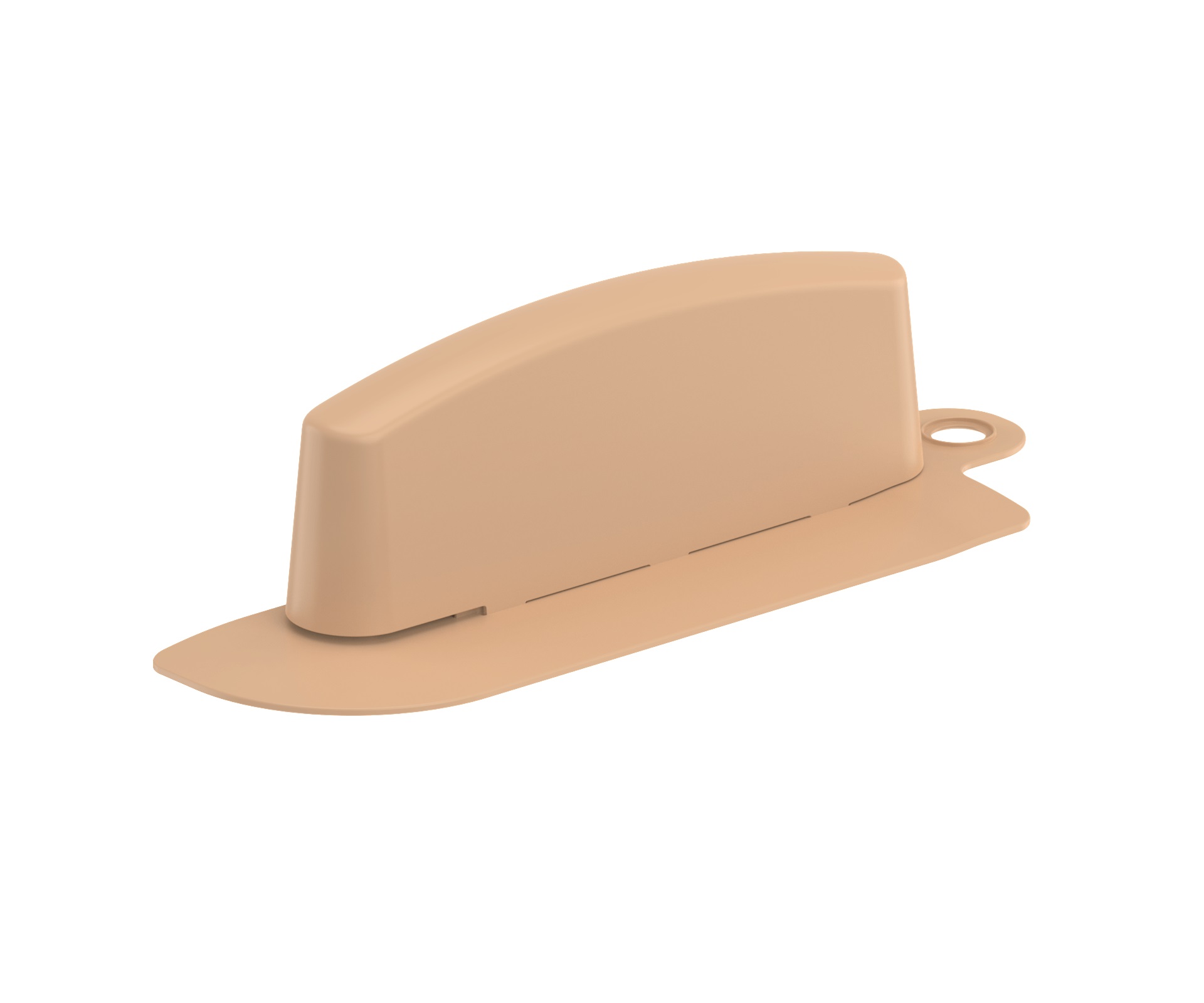 Бордюр садовый 3 м (10 секций по 39х10,5х11 см), с колышками (20 шт) какао