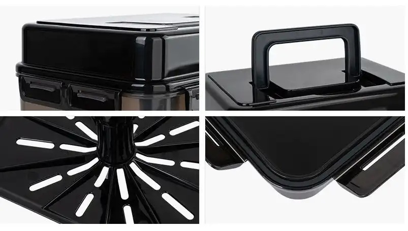 Контейнер с прессом для засолки SMART PRESS 10 л. (общий 12 л.)