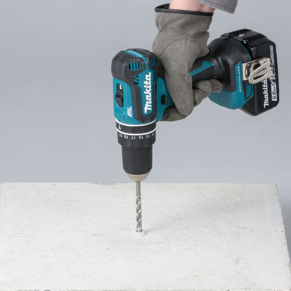 Аккумуляторная ударная дрель-шуруповерт Makita DHP485SYE 18В, 2х1,5 Ач Li-ion, 50 Нм, 1 900 об/мин