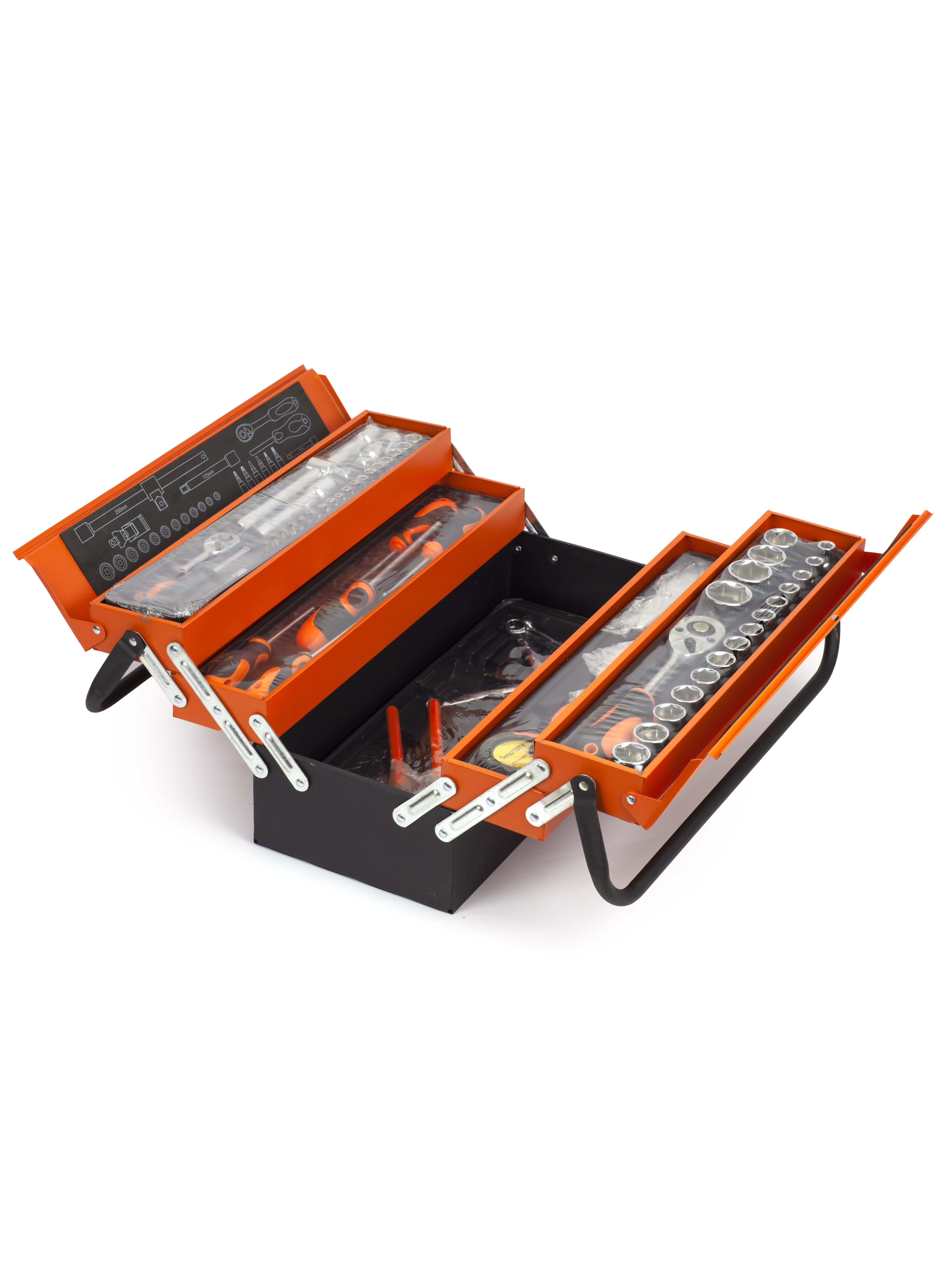 Набор инструментов 85 предметов в ящике