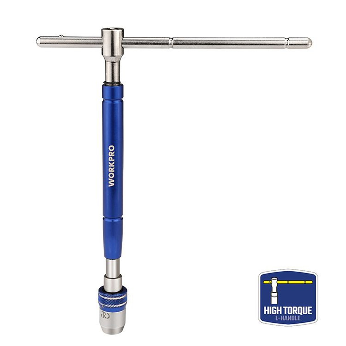 Вороток  1/4" c Т-образной рукояткой, удлиненный  WORKPRO
