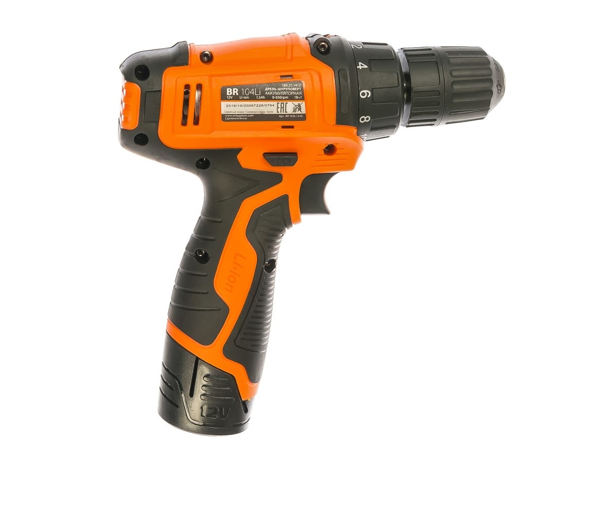 Дрель-шуруповерт аккумуляторная PATRIOT BR 104Li