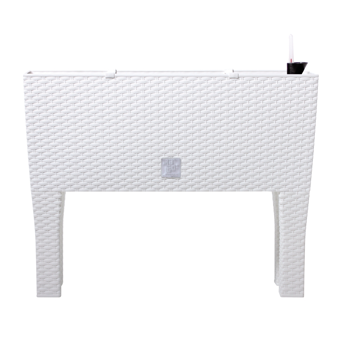 Кашпо для цветов с автополивом RATO CASE HIGH, белый 30л