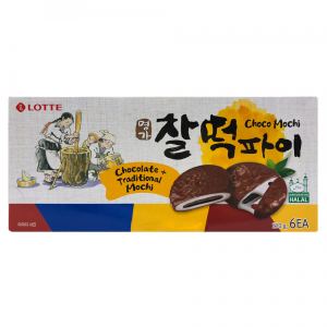 Рисовые пирожные моти с шоколадом RICE CHOCOPIE LOTTE, Корея, 210 г