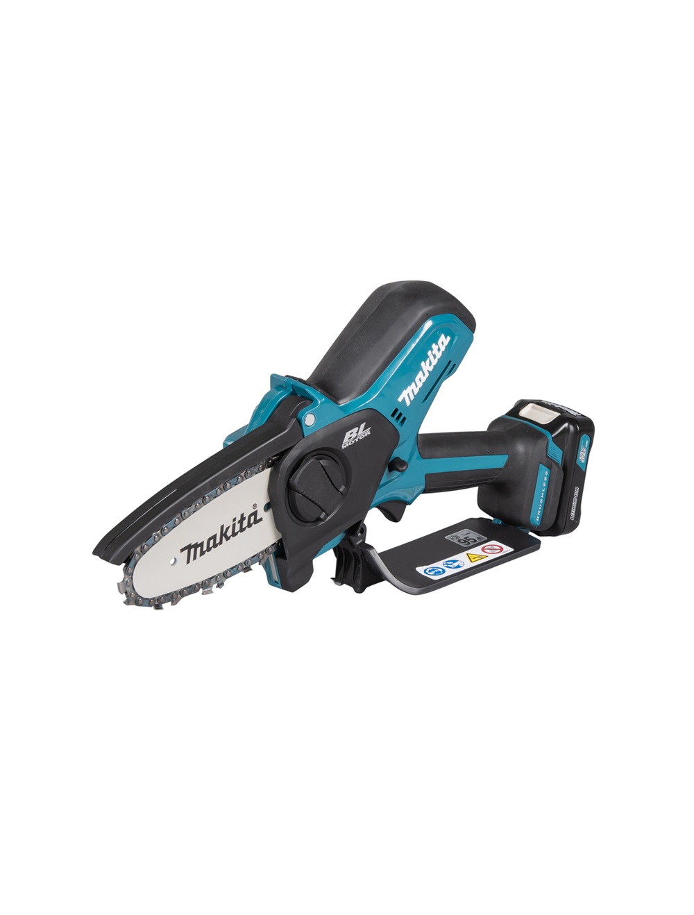 Пила цепная аккумуляторная Makita UC100DZ CXT BL 12В, 210 Вт, 4"/10 см, 0,325", 1,1 мм, 8 м/с, XPT, без акб и ЗУ