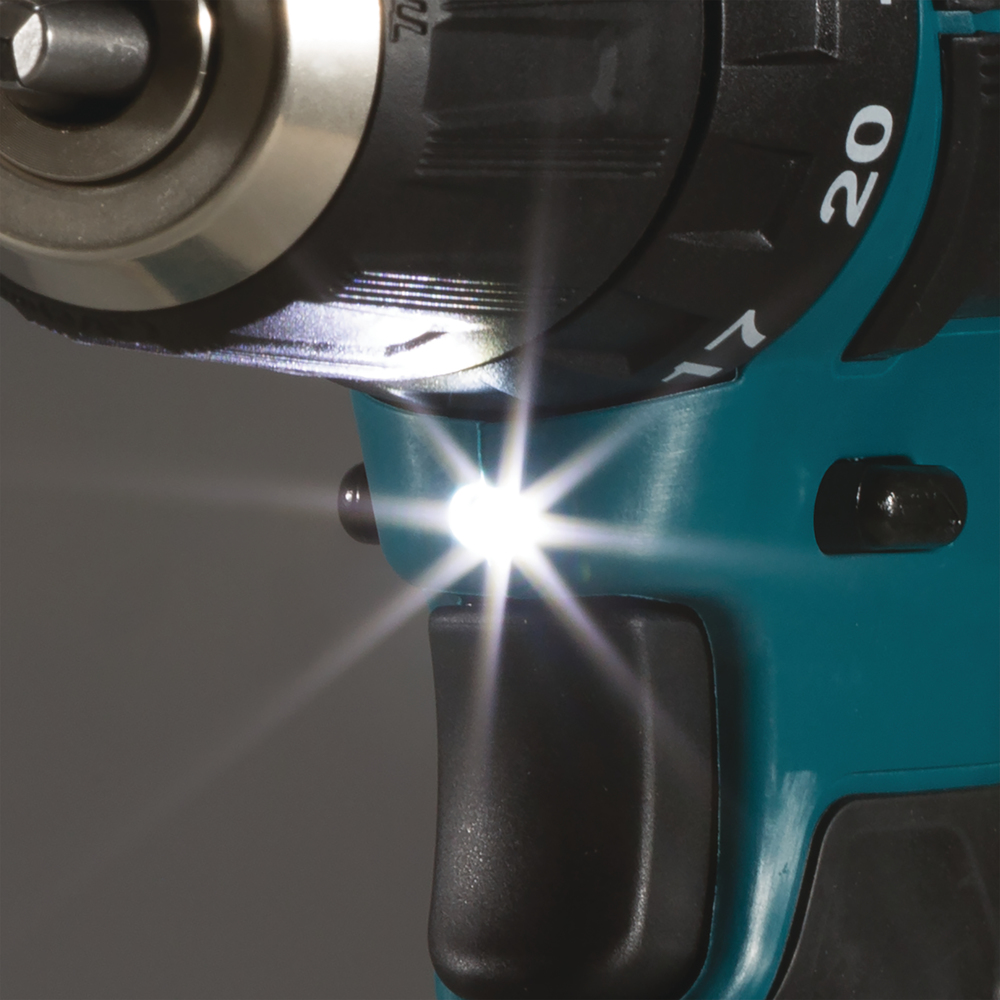 Ударная дрель-шуруповерт аккумуляторная Makita HP333DWAE CXT 12В, 2х2.0 Ач, 30 Нм, 1700 об/мин