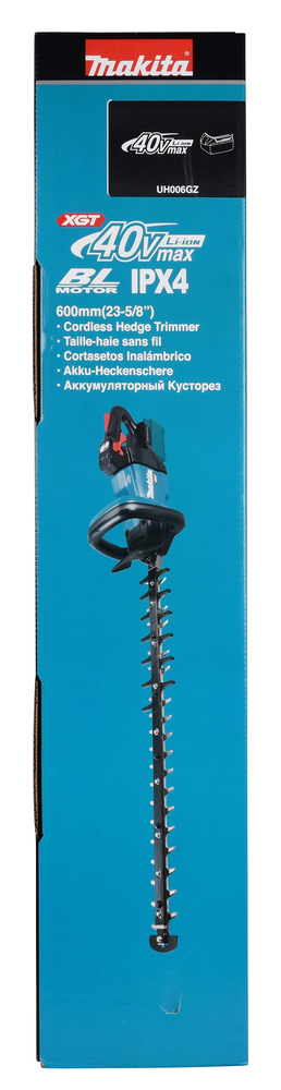 Кусторез аккумуляторный Makita UH006GZ 40В, 600 мм, 25 мм, без акб и ЗУ