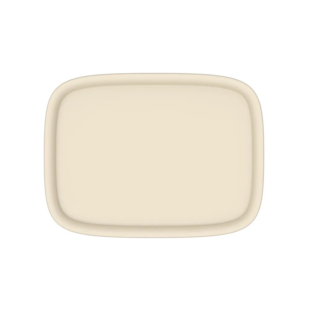 Плетёная корзина для белья сборная «Лён» 75 л (43х32.1х60 см) слоновая кость