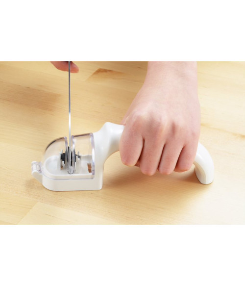 Точилка для ножей "Diamond Sharpenner" белая, 1 ролик