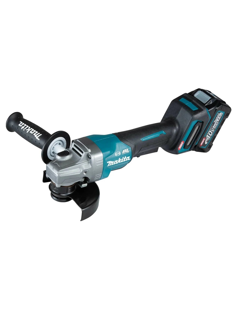 Угловая шлифмашина аккумуляторная Makita GA013GM101 XGT BL 40В, 125 мм, 8500 об/мин