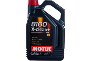 Моторное масло MOTUL 8100 X-clean+ 5W-30 (5 л.)