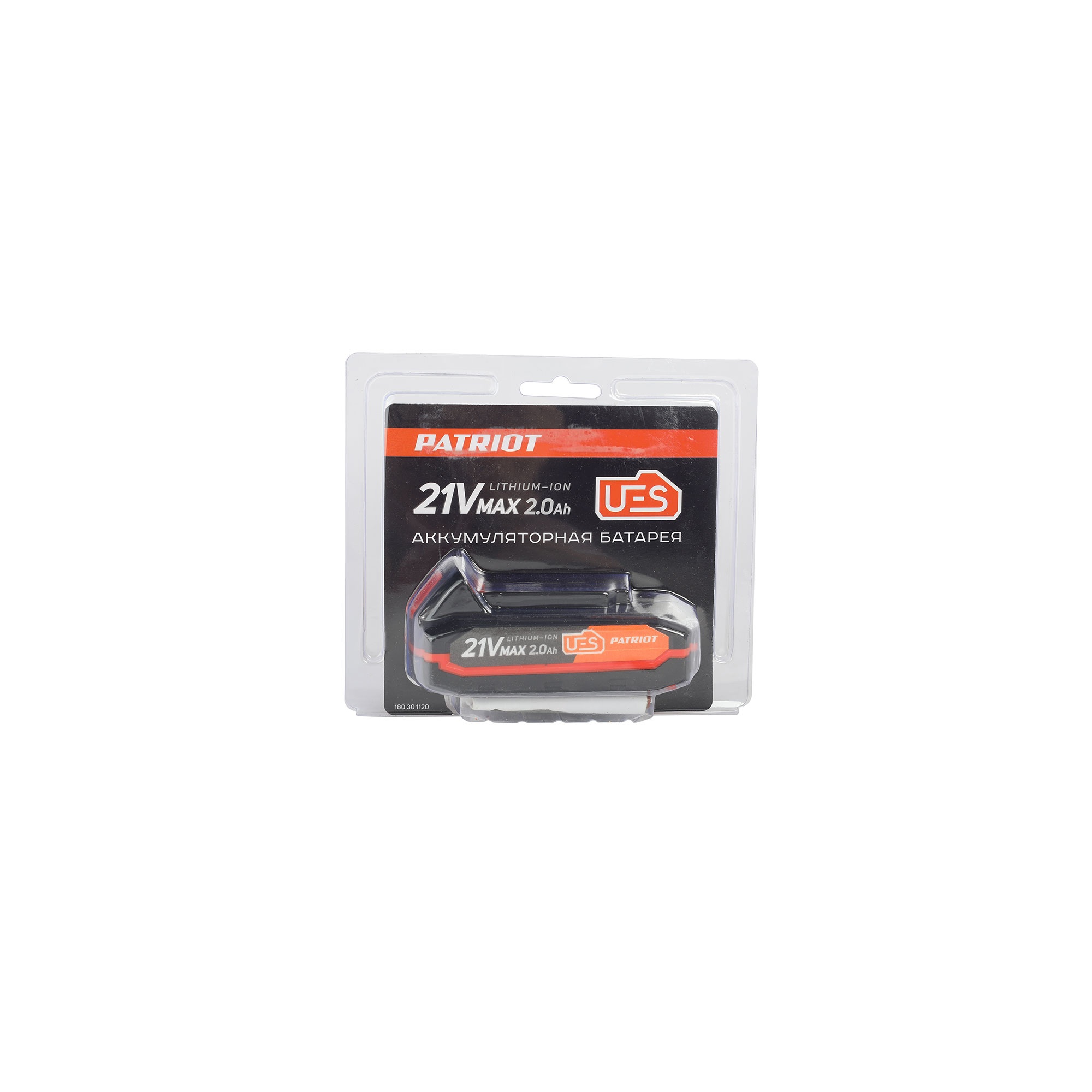 Батарея аккумуляторная PB BR 21V(Max) Li-ion PATRIOT UES, 2,0Ah Pro