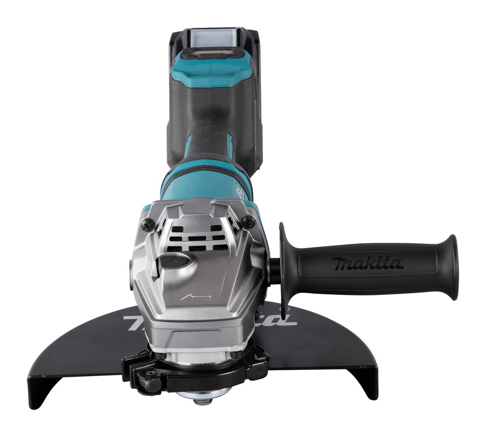 Угловая шлифмашина аккумуляторная Makita GA038GT201 XGT BL 40В, 230 мм, 6600 об/мин, 2х5,0 Ah