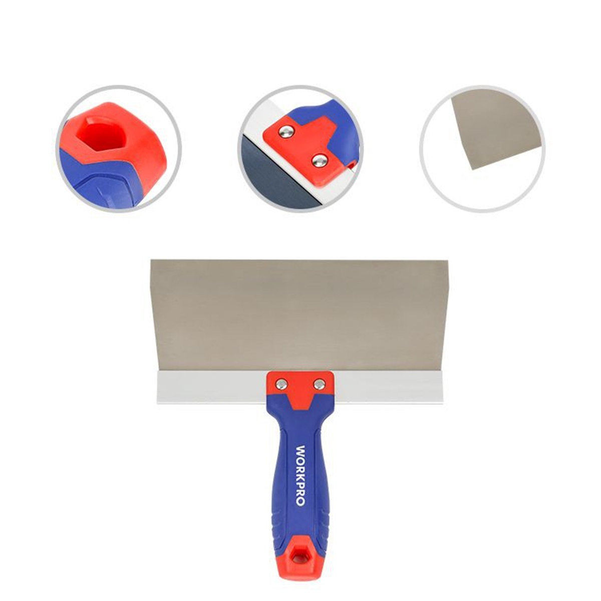 Шпатель фасадный 350 мм (нержавейка) WORKPRO