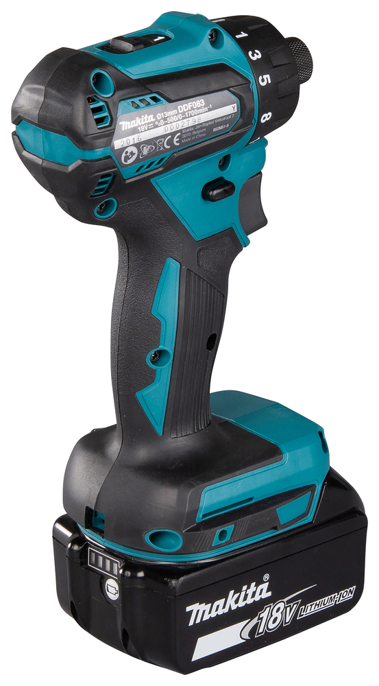 Дрель-шуруповерт аккумуляторная Makita DDF083RFE LXT 18В, 40 Нм, 1700 об/мин