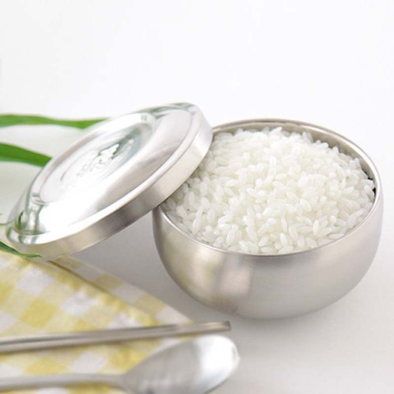 Традиционная чаша для подачи риса с крышкой Livingqueen GLOSSY матовая 300 мл